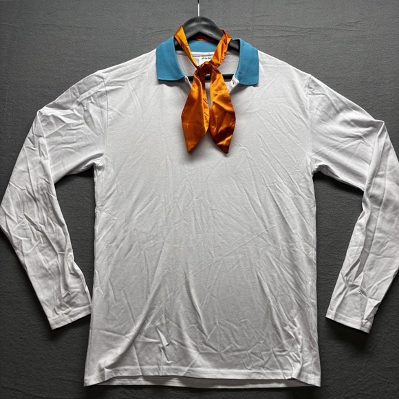 Halloween Costume Scooby Doo Fred‎ Adult Medium 3 Piece No Wig - Picture 6 of 12